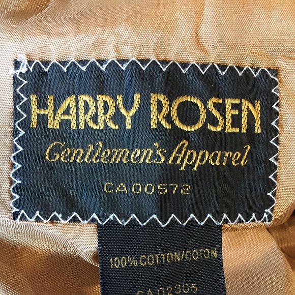 VINTAGE HARRY ROSEN CORDUROY TALL BLAZER SIZE M - Picture 7 of 8